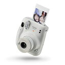 【中古】 instax mini 11 インスタントフィルムカメラ 自動露出 自撮りレンズ内蔵 アイスホワイト(2)