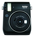 【中古】 FUJIFILM インスタントカメラ チェキ instax mini70 ブラック INS MINI 70 BLACK