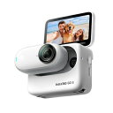 【中古】 Insta360 GO 3 (128GB) - 小型・軽量アクションカメラ、携帯性と多用途性、ハンズフリーPOV、好きな場所にマウント、手ブレ補正、多...