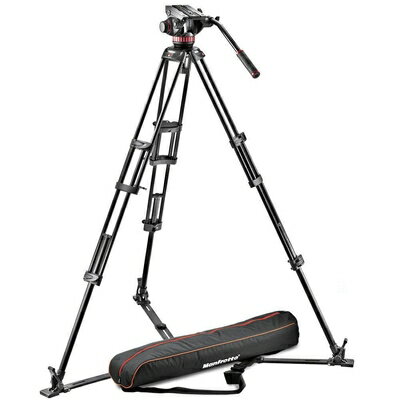 Manfrotto - 【中古】 Manfrotto ビデオキット ツインGSタイプ MVH502A-546GB-1