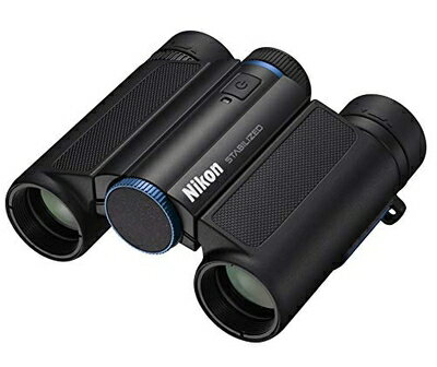 【中古】 Nikon 防振双眼鏡 10x25 STABILIZED BLUE 手ブレ補正付き 10倍25口径 ブルー STB10X25BL