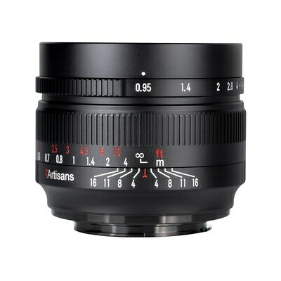 【中古】 七工匠 7Artisans 50mm F0.95 (ニコンZマウント APS-C) ブラック 単焦点レンズ
