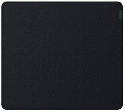 【中古】 Razer Strider L ゲーミングマウスパッド 滑り止めラバー ハイブリッドソフト/ハードマット 両方の良い面を装備 テクスチャ加工 ほつれ防止スティッチエッジ 湾曲防止 耐久仕様 防水加工 RZ02-03810200-R3M1 Black Lサイズ