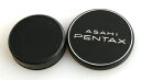 【中古】 Pentaxレンズキャップ、フロント&リアAsahi