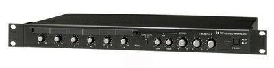 【中古】 Toa M-243 ステレオミキサー 6チャンネルオーディオラック ページング バックグラウンドミュージックアプリケーション用