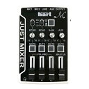 【中古】 Maker hart Just Mixer M 4チャンネルマイクミキサー/USB オーディオ入力出力対応可能 (フルセット, ブラック)
