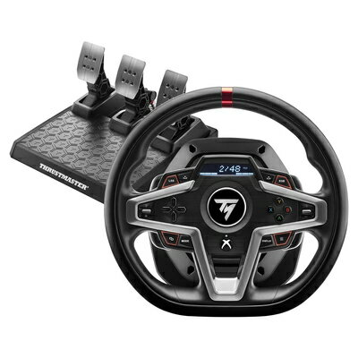 Rakuten - 【中古】 Thrustmaster スラストマスター レーシングコントローラー T248 XBOX Xbox Series X/S/Xbox One/PC対応 ハイブリッドフォースフィードバック 磁気パドルシフト ペダル同梱 Xbox Series X/S/Xbox One/PC)