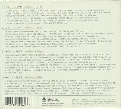 【商品名】Essential Collection: 1965-1997 (Spec Pack)（中古品）中古品の特性上【破れ、パッケージの欠け,割れ、レンタル落ち、メモ書き】等がある場合がございます。使用する上で問題があるものではございません。商品名に【付属、特典、○○付き、ダウンロードコード】等の記載があっても中古品の場合は基本的にこれらは付属致しません。当店の中古品につきましては商品チェックの上、動作に問題がないものを取り扱っております。ご安心いただきました上でご購入ください。【ご注文〜発送完了までの流れ】ご注文は24時間365日受け付けております。当店から商品発送後に発送通知メールが送信されます。発送までの期間といたしましては、ご決済完了後より2〜5営業日程度となります。【ご注意事項】当店はお客様都合によるご注文・ご決済後のキャンセル・返品はお受けしておりません。ご承知おきのうえご注文をお願いいたします。当店は一部商品を他モール等と併売させていただいております。完売の際はご連絡させていただきます。予めご承知おきのほどお願いいたします。掲載されております画像はイメージとなります。実際の商品とは色味・付属品等が異なる場合がございますため、予めご承知おきください。