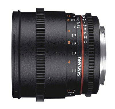 【中古】 SAMYANG 85mm T1.5 VDSLR AS IF UMC II ソニーαA用 フルサイズ対応 ブラック 73.2×Φ78mm F1313005101