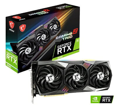 【中古】 MSI GeForce RTX 3080 GAMING Z TRIO 10G グラフィックスボード VD7599 (整備済み品)