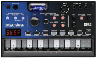 š KORG 󥻥 ١ޥ volca nubass ɲϩ Nutube 16ƥåץ󥵡 Ӷư...