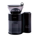 【中古】 重量感知式コーヒーグラインダー HAKARU コニカル式 電動コーヒーミル コーヒー粉を1g単位で【自動計量】しながら挽ける 最大60gをスピーディに挽ける コニカル式 電動コーヒーミル KDCF-003B ライソン