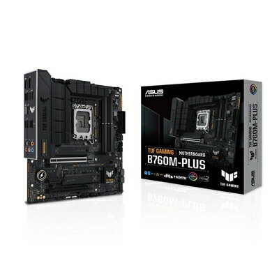 【中古】 ASUS TUF GAMING B760M-PLUS intel 第14・13・12世代 CPU対応 LGA1700 B760 搭載 DDR5 mATX マザーボード/品