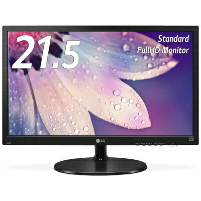 【中古】 LG モニター ディスプレイ 22M38D-B 21.5インチ/フルHD/TN 非光沢/DVI-D、D-Sub/ブルーライト低減機能