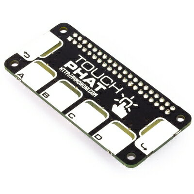 【中古】 Pimoroni Touch pHAT - 6 静電容量タッチボタン for Raspberry Pi - Pinoutリファレンスカード付き