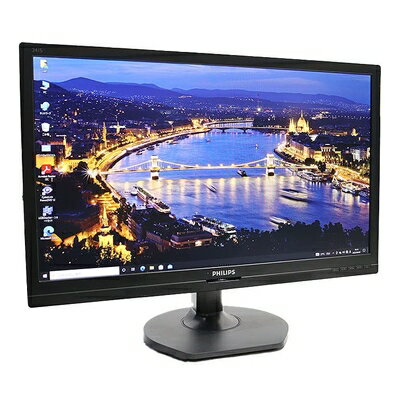 【中古】 241S6QHAB/11 [23.8型ワイド液晶ディスプレイ ブラック 5年フル]