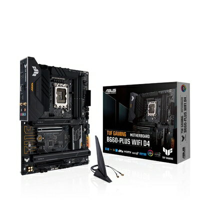 【中古】 ASUS INTEL 第12世代CPU(LGA1700)対応 B660 チップセット ATX マザーボード TUF GAMING B660-PLUS WIFI D4 【品】
