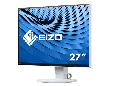 【中古】 EIZO FlexScan 27.0インチ ディスプレイ モニター (WQHD/IPSパネル/ノングレア/ホワイト/無輝点) EV2780-WT