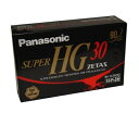 【中古】 Panasonic VHS-Cテープ ZETAS Super HG 30分 NV-TC30ZHG