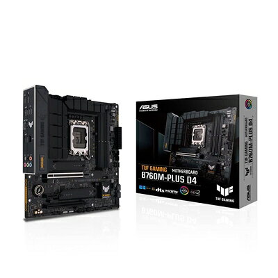 Rakuten - 【中古】 ASUS INTEL 第13.12世代 LGA1700 対応 B760M 搭載 マザ―ボード Micro ATX TUF GAMING B760M-PLUS D4 / 品