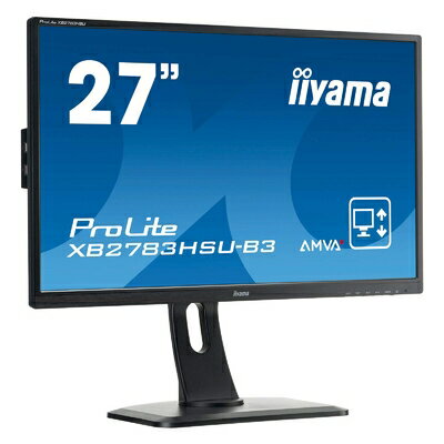 【中古】 iiyama モニター ディスプレイ XB2783HSU-B3 (27インチ/フルHD(1920×1080)/AMVA+/DisplayPort,HDMI,D-sub/昇降/) 【中古】 iiyama モニター ディスプレイ XB2783HSU-B3 (27インチ/フルHD(1920×1080)/AMVA+/DisplayPort,HDMI,D-sub/昇降/)