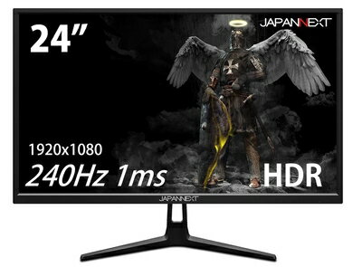 【中古】 JN-24GTM240FHDR [240Hz 1ms 24型ワイドFHD HDR対応LED液晶ゲーミングモニター FreeSync]