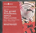 【中古】 Music From The Great Hitchcock Movie Thrillers