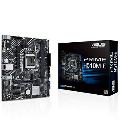 【中古】 ASUSTek Intel 第10世代・11世代CPU(LGA1200)対応 H510 チップセット PRIME H510M-E MicroATX マザーボード 【品】