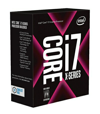 【中古】 インテル Intel CPU Core i7-7820X 3.6GHz 11Mキャッシュ 8コア/16スレッド LGA2066 BX80673I77820X 【BOX】【日本正規流通品】