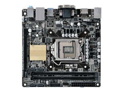 【中古】 ASUSTeK Intel H110搭載 マザーボード LGA1151対応 H110I-PLUS 【Mini-ITX】