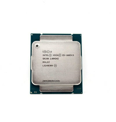 【中古】 E5-1603 V3 INTEL XEON E5-1603V3 2.8GHZ Quad CORE LGA 2011-3 プロセッサー