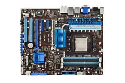 【中古】 Asus M4A89GTD PRO/USB3 ソケット AM3 AMD 890GX/SB850 6 SATA USB 3.0 ATXマザーボード