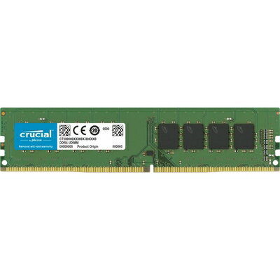 Memory - 【中古】 Crucial デスクトップ用増設メモリ 16GB(16GBx1枚) DDR4 2400MT/s(PC4-19200) CL17 UDIMM 288pin CT16G4DFD824A