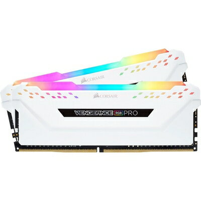  CORSAIR Corsair DDR4-3200MHz デスクトップPC用 メモリ VENGANCE RGBシリーズ 32GB  ホワイトCMW32GX4M2E3200C16W