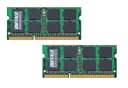 【中古】 BUFFALO PC3-10600(DDR3-1333)対応 204Pin用 DDR3 SDRAM S.O.DIMM 2枚組 for Mac A3N1333-2GX2(2)