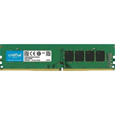 【中古】 crucial 8GB DDR4 3200 MT/s(PC4-25600)CL22 SR x8 UDIMM 288pin CT8G4DFS832A