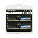 【中古】 CFD販売 デスクトップPC用メモリ DDR5-4800 (PC5-38400) 32GB×2枚 (無期限)(相性)(Crucial by Micro...