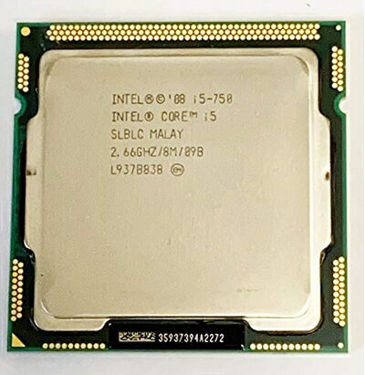 【中古】 CPU Intel Core i5-750 2.6GHz [FCPU-127]【中古】LGA1156 (中古CPU) 【PCパーツ】