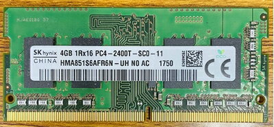 【中古】 SK hynix 8GB キット (4GBx2) PC4-2400T - UH Non-ECC SODIMM ノートパソコン メモリ HMA851S6AFR6N (認定整備済み)