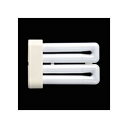 【中古】 東芝 コンパクト形蛍光ランプ 18W 3波長形電球色 ユーラインフラット FWL18EX-L