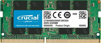 【中古】 Crucial(Micron製) ノートPC用 メモリ PC4-21300(DDR4-2666) 8GB×1枚 CL19 SRx8 260pin CT8G4..