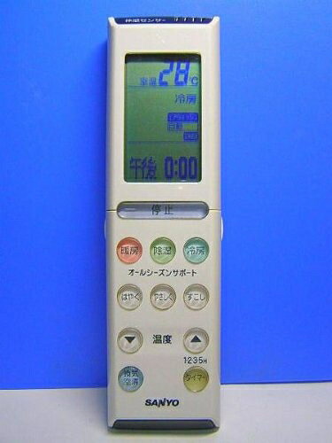 【中古】 三洋電機 サンヨー エアコンリモコン RCS-EU1