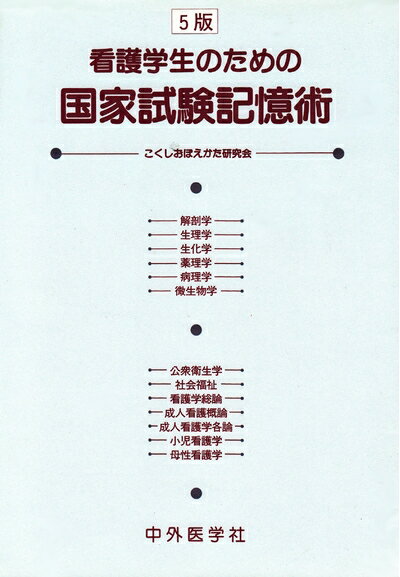 【中古】 看護学生のための国家試験記憶術