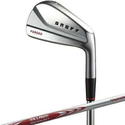 【中古】 ONOFF(オノフ) KURO 黒 アイアン 5本セット N.S.PRO MODUS3 TOUR 105 スチール メンズ 右 #6-#9、PW フレックス:R