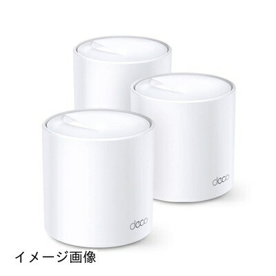【新古品】 TP-Link メッシュ WiFi 6 ルーター AX5400 (4804 + 574Mbps) dual band 【 PS5 / ipad/Nintendo Switch/iPhone シリーズ メーカー動作確認済み 】 Alexa 認定製品 スマートテレビ 対応 Wi-Fi無線LAN スマートホーム Deco X60v3.2 3ユニット