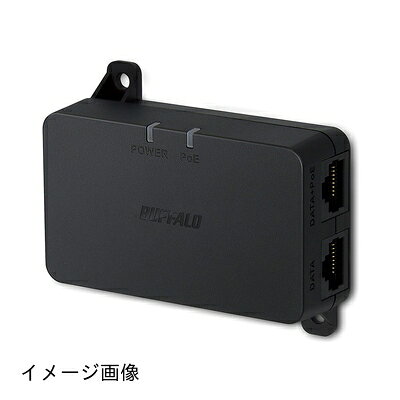 【新古品】 BUFFALO Giga対応 IEEE802.3af PoEインジェクター BIJ-POE-1P/G