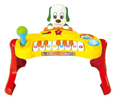 【中古】ジョイパレット(JOYPALETTE) ワンワンとうーたん いっしょにコンサート♪ マイクもたいこも! ミュージックキーボード (ピカピカブ〜! バージョン) 25x54x39cm プラスチック