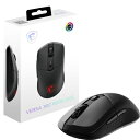 【中古】(新古品) MSI VERSA 300 W ワイヤレス ゲーミングマウス 軽量 60g 有線 無線 左右対称 MS0731