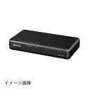 【新古品】 バッファロー BUFFALO Giga対応 プラスチック筐体 AC電源 8ポート LSW6-GT-8EP/BK ブラック スイッチングハブ マグネット 壁掛け設置対応