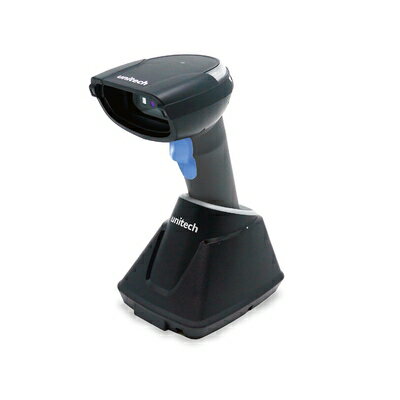 【中古】(新古品) ユニテック・ジャパン MS851B Bluetooth? ワイヤレスレーザーバーコードスキャナ、RS232ケーブル、クレードル付き MS851-SRBB0C-SG